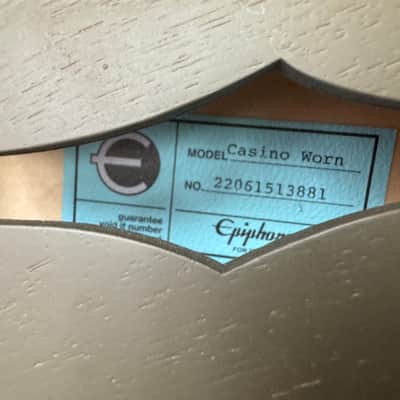 Epiphone Casino Worn Guitar image 3