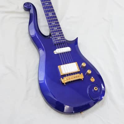 2017 Schecter Cloud Guitar Prince Signature Super Rare Limited Edition Guitar Blue (Metallic Purple) image 2