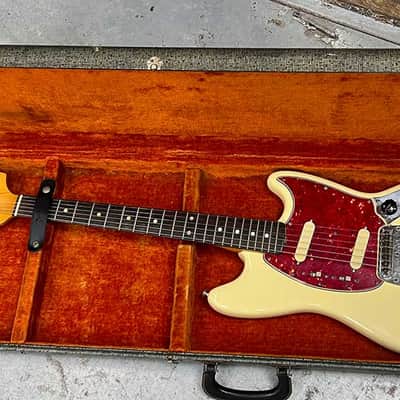 Fender Mustang Guitar with Rosewood Fretboard 1965 -Olympic White image 18