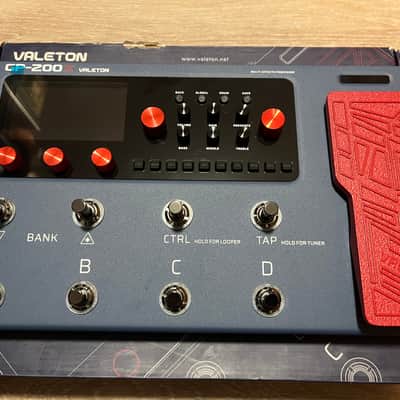Valeton GP-200Xwith GP-200X Multi-Effects Processor 10th Anniversary Blue & Red image 1