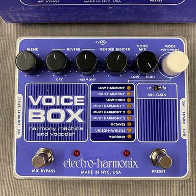 Electro-Harmonix Voice Box Harmony Machine & Vocoder 2009 - Present - Purple / Black image 2