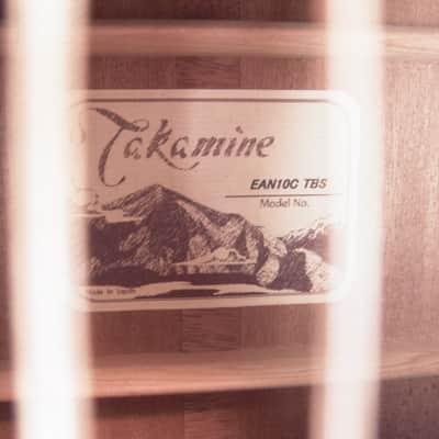 Takamine EAN10C TBS tabacco Akustikgitarre mit Tonabnehmer guitar vollmassiv solid wood image 7