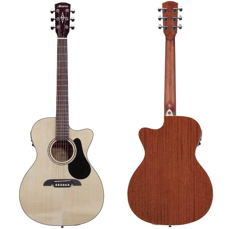 Alvarez RF26CE Renget Folk Acoustic Electric Guitar Natural w/Cutaway image 1