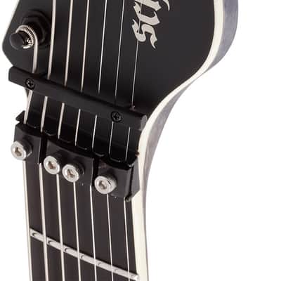 Schecter PT-7 FR-S SLS Elite Evil Twin - Satin Black (1384) image 8