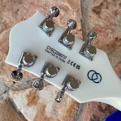 Gretsch G5622T-140 140th Anniversary Electromatic Double Platinum Center Block 2023 - Present - Two-Tone Stone Platinum / Pearl Platinum image 8