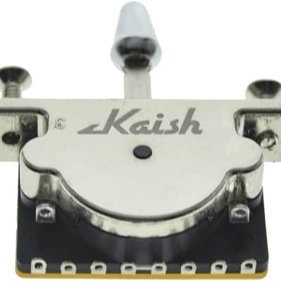 Heavy Duty 5 Way Guitar Pickup Lever Guitar Pickup Selector Switch for Strat Tele with Plastic Chrome Tip image 1