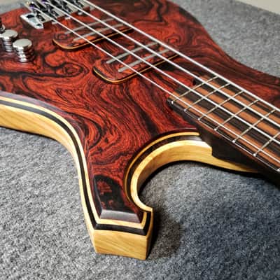 Barlow Guitars Falcon II 2019 Cocobolo / Macassar Ebony image 5