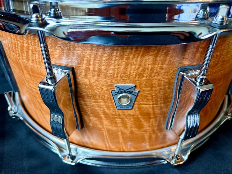 Ludwig LKS764XX52 NeuSonic 6.5x14" Snare Drum - Satin Wood image 1