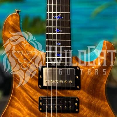 PRS Private Stock 9630 Special 22 HB No F-Holes Natural/Turquoise 0342962 image 14