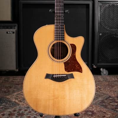 Taylor 314ce Studio Acoustic-Electric Guitar - Natural with Structured Gig Bag image 3