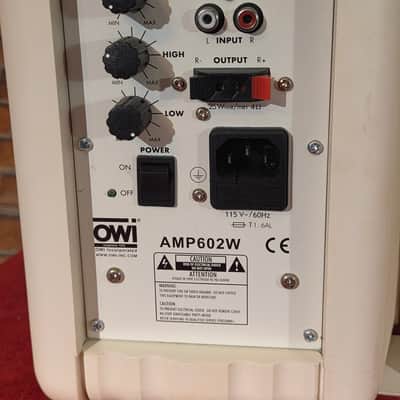 OWI AMP6022W 6.5" 40-Watt Surface Mount Speaker Pair White image 12