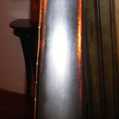USA Lyra Slot Head Parlor art deco 1930's Striped Sunburst Inlaid Marquetry and case make an offer image 21
