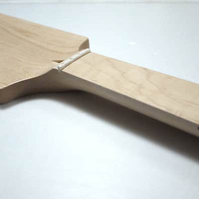 EDEN 30" Short Scale Fretless Paddle Bass Neck Maple/Maple NO Inlay image 3