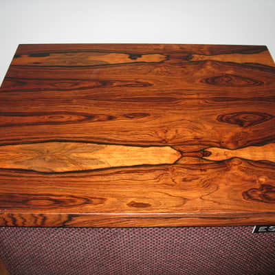 VINTAGE ESS TRANSTATIC SPEAKERS W/BRAZILIAN ROSEWOOD TOPS, Matched pair, excellent condition image 2
