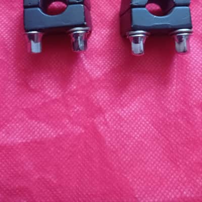 Vintage DW Drum Workshop Memory Locks (Old Style) - Gloss Black (Pair) image 3