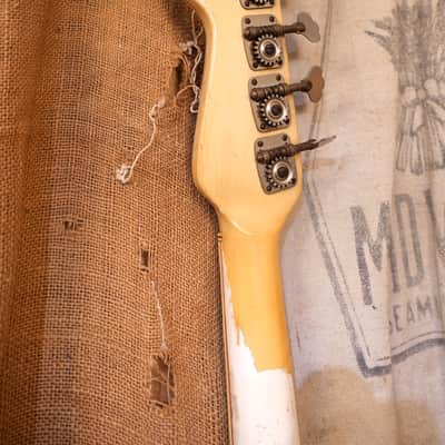 Dallas Bass Guitar 1960's Red image 11
