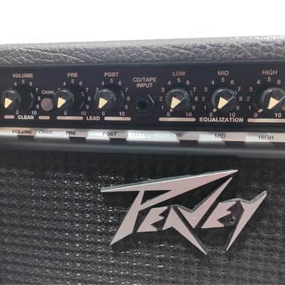 Peavey Rage 158 TransTube Series 10-Watt 1x6" Guitar Combo 1990s - Black with Silver Grille Trim image 2