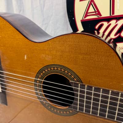 Kevin Mathers Concert Classical Acoustic Guitar - crack/hole in top - with Case 2006 image 3