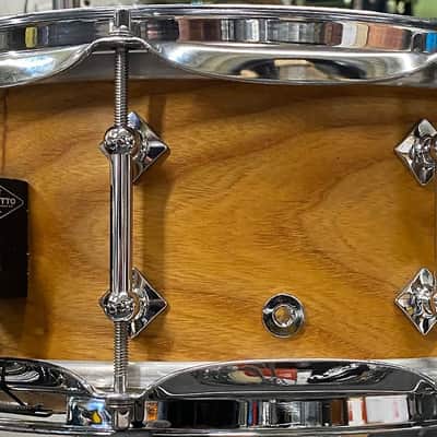 Craviotto Ash Solid Shell Snare Drum 2000 - Natural Ash image 6