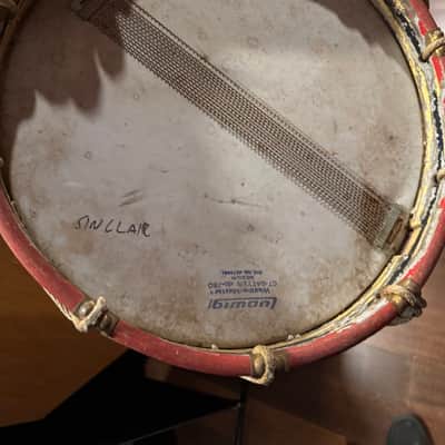A.F. Matthews & Company Marching Drum 1941 - Brass image 7