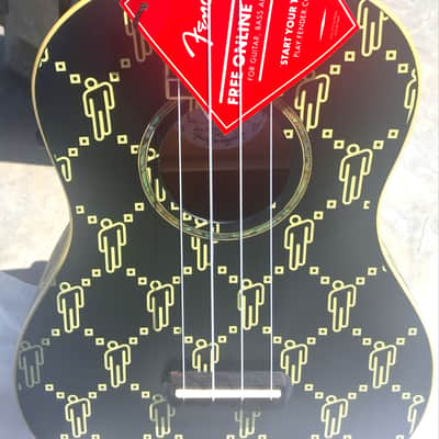 New Fender Billie Eilish acoustuc/electric concert ukulele.In box. image 2