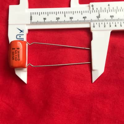 Sprague .022 uF 600V 6PS-S22 Sprague Orange Drop Capacitor +-10% 1970s Vintage Les Paul Tone Cap upgrade image 4