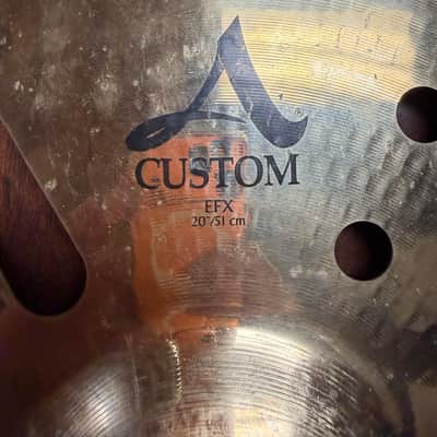 Zildjian 20" A Custom EFX Crash Cymbal 2010 - Present - Brilliant image 2