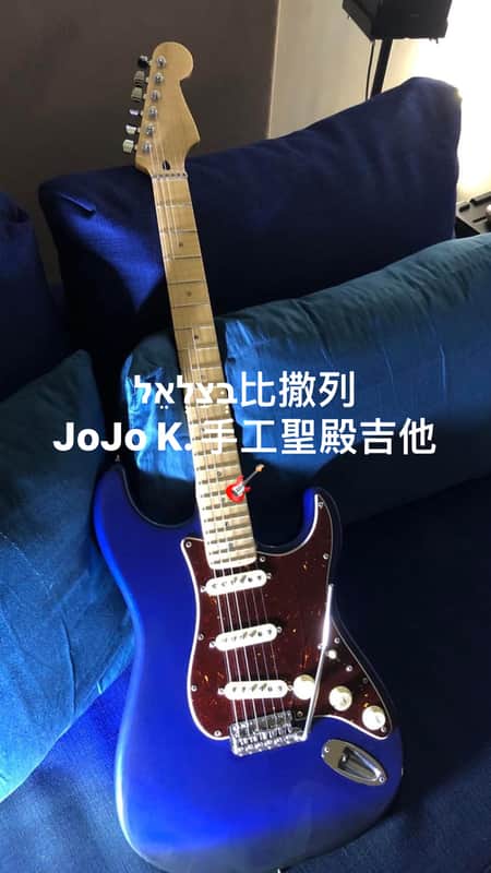 Impossible@guitar™ ‎בְּצַלְאֵל 比撒列 57/62 IG- Vintage ST Diamond Blue 2025 - Vintage ST Diamond Blue + GhostFire Bullet 3.0 padded  Super Thick GigBag - Safe Shipping image 1