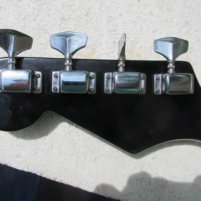 Rhythmline Bass Guitar, 1960's, Japan, Gold Foil Pickup,  Cherryburst image 13