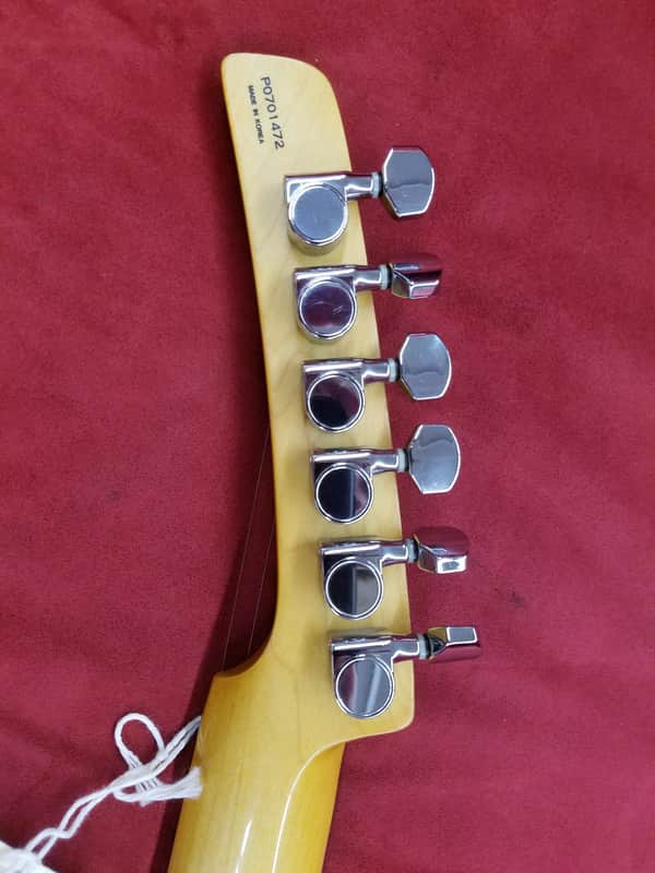 Parker P-40 Electric Guitar HSS with piezo pickup Trans Black | Reverb