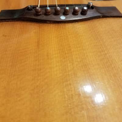 Rare Bruno Ventura CF-100 1970s Natural Grand Concert Guitar Japan image 13