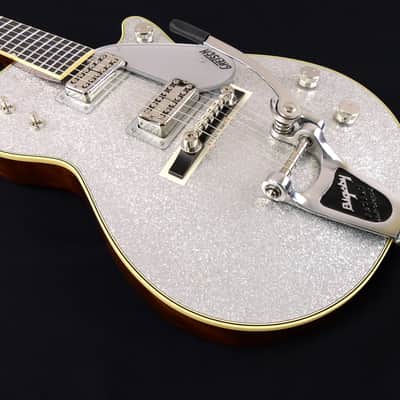 Gretsch G6129T-59 Vintage Select '59 Silver Jet with Bigsby 2025 - Silver Sparkle image 8