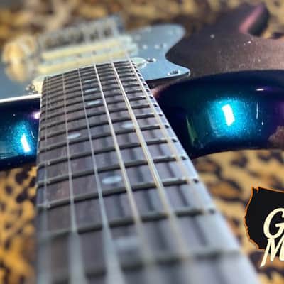Stunning ColorShift Blue/Teal/Purple Replacement HSH Strat North American Alder image 1
