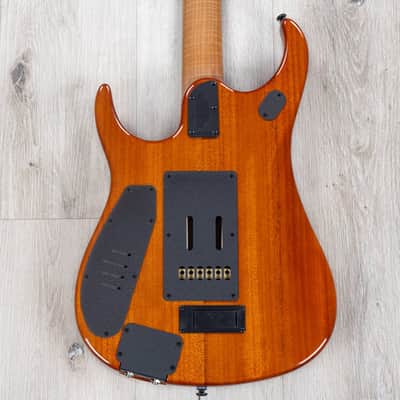 Ernie Ball Music Man Exclusive Run JP15 John Petrucci Signature Guitar, Trans Gold, Japanese Maple image 7
