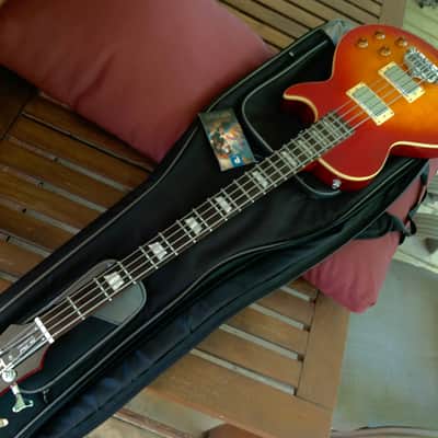 Epiphone Les Paul Standard Bass 2004 Heritage Cherry Sunburst image 5