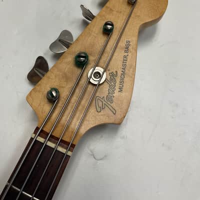 Fender Musicmaster Bass 1975 - Olympic White image 5