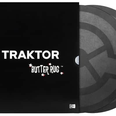 Reloop RP-7000 MK2 Direct Drive Turntable - Silver  Bundle with Native Instruments Traktor Butter Rugs DJ Slipmats with Traktor logo image 2