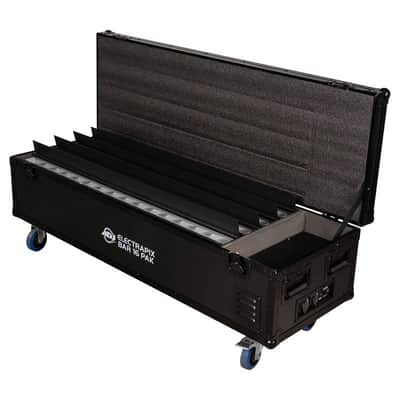 American DJ ADJ ElectraPix Bar 8 Pak (6) DMX RGBAL+UV Bar Lights w/ Flight Case image 2
