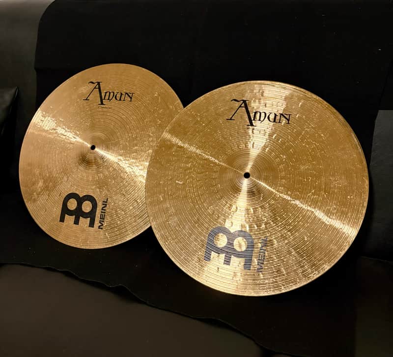 2x Meinl Amun 18” Powerful crashes, LIKE NEW image 1
