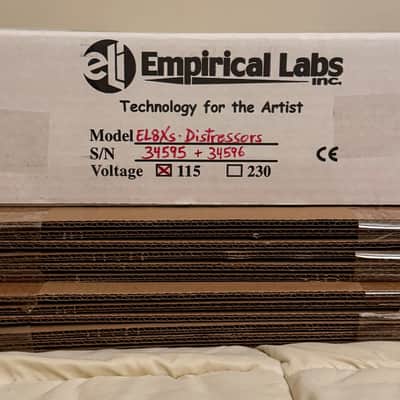 Empirical Labs Distressor EL8X-S Stereo Pair w/British Mode & Stereo Image Link 2026 image 8