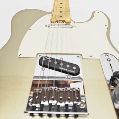 Fender American Elite Telecaster Champagne USA 2017 Maple Fretboard Electric Guitar, f6079 image 6