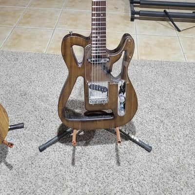 JIMCAT PIEZO HOLLOW medium walnut TELECASTER image 1