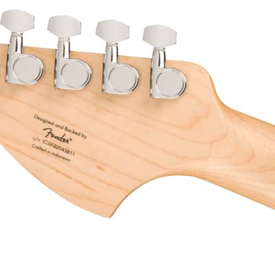 Fender Squier Sonic Mustang Electric Guitar, Flash Pink Finish, Maple Fretboard image 4