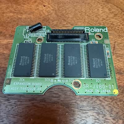 Roland SR-JV80-01 Pop Expansion Board RECAPPED image 2