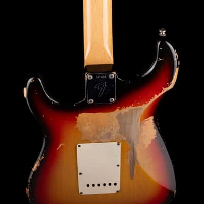 Vintage 1970 Fender Stratocaster 3-Tone Sunburst With Soft Case image 10