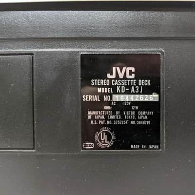 JVC KD-A5 Stereo Cassette Deck Super ANRS KD-A5J Made in Japan Victor Metal Tape image 12