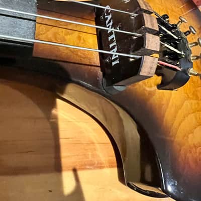 Gorgeous Cantini Earphonic Oreccieto active pickup and Midi Violin - Sunburst image 4