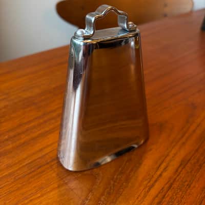 Vintage Japanese 4.75" Steel Cowbell MIJ Unmarked - See Video! image 2