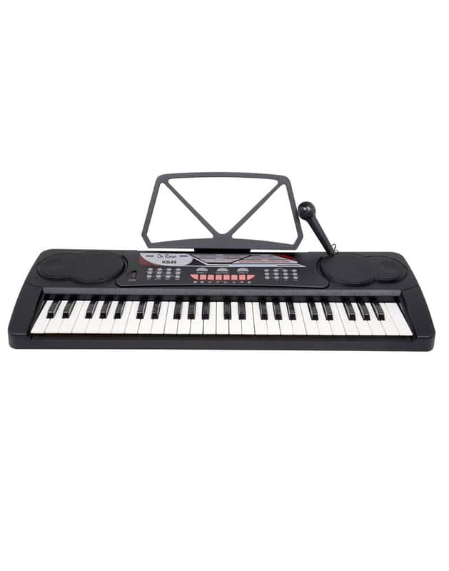 49 Note Kids Keyboard with Microphone, Music Rack, Microphone & AC Adaptor image 1