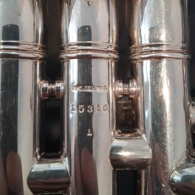 1921 Emil K. Blessing Trumpet - Silver image 10